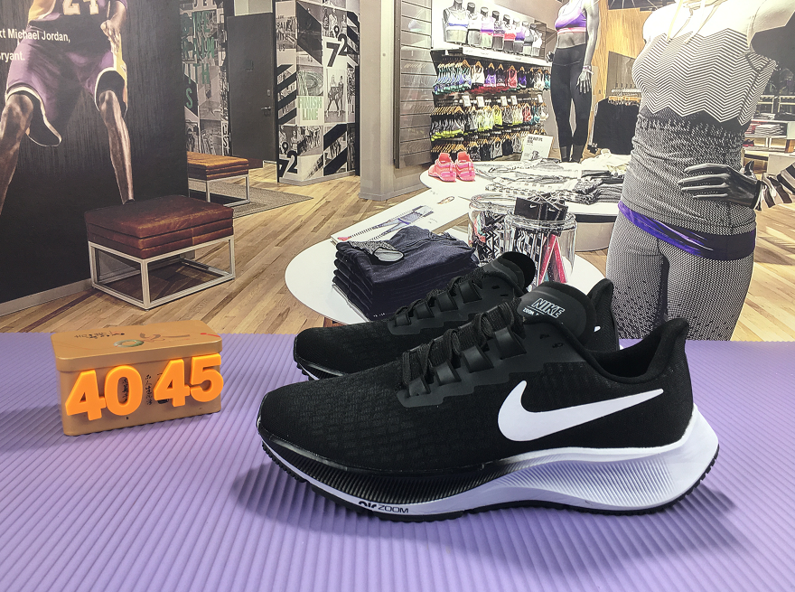 2020 Nike Air Zoom Pegasus 37 Black White Running Shoes